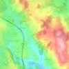 Mappa topografica Civergols, altitudine, rilievo