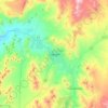 Mappa topografica Copiapó, altitudine, rilievo