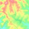 Mappa topografica Ozark Acres, altitudine, rilievo