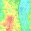 Mappa topografica Lupperg, altitudine, rilievo