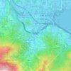 Mappa topografica 荔枝山村, altitudine, rilievo