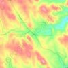 Mappa topografica Merritt, altitudine, rilievo