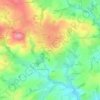 Mappa topografica Le Rest, altitudine, rilievo