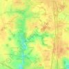 Mappa topografica Le Gué du Bois, altitudine, rilievo