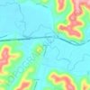 Mappa topografica Rosslyn, altitudine, rilievo