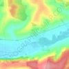 Mappa topografica Saint-Benoist-sur-Vanne, altitudine, rilievo