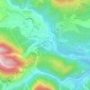 Mappa topografica Priuso, altitudine, rilievo