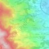 Mappa topografica La Ranche, altitudine, rilievo