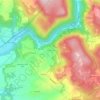Mappa topografica Taizzano, altitudine, rilievo