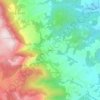 Mappa topografica Roselli, altitudine, rilievo