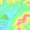 Mappa topografica Boliwong, altitudine, rilievo