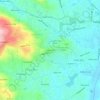Mappa topografica Bent Tree, altitudine, rilievo