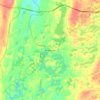 Mappa topografica Whitbourne, altitudine, rilievo
