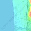 Mappa topografica Caleta San Pedro, altitudine, rilievo
