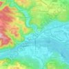 Mappa topografica Krems an der Donau, altitudine, rilievo