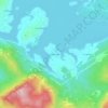 Mappa topografica Colbún Alto, altitudine, rilievo