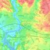 Mappa topografica Kerorben, altitudine, rilievo