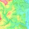 Mappa topografica Astley Town, altitudine, rilievo