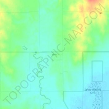 Mappa topografica Talmo, altitudine, rilievo