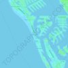 Mappa topografica Boca Ciega, altitudine, rilievo