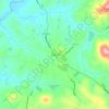 Mappa topografica Cartecay, altitudine, rilievo