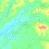 Mappa topografica Minabang, altitudine, rilievo
