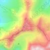 Mappa topografica Le Foué, altitudine, rilievo