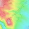 Mappa topografica Bressanges, altitudine, rilievo