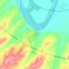 Mappa topografica Castronuño, altitudine, rilievo