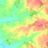 Mappa topografica Landrevie, altitudine, rilievo