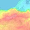 Mappa topografica Lanrivan, altitudine, rilievo