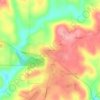 Mappa topografica Marianne, altitudine, rilievo