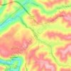 Mappa topografica Breaks, altitudine, rilievo