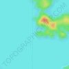 Mappa topografica Proudfoot Point, altitudine, rilievo