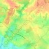 Mappa topografica La Mouzinais, altitudine, rilievo