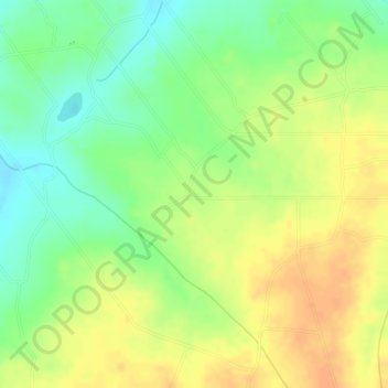 Mappa topografica Santa Rita, altitudine, rilievo