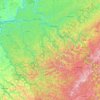 Mappa topografica Boone, altitudine, rilievo