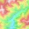 Mappa topografica Gond, altitudine, rilievo