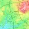 Mappa topografica Stake Hill, altitudine, rilievo