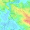 Mappa topografica L'Aunay, altitudine, rilievo
