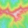Mappa topografica Monte Boletto, altitudine, rilievo