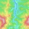 Mappa topografica Gnocchetto, altitudine, rilievo