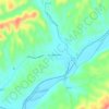 Mappa topografica Fort Blackmore, altitudine, rilievo