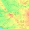 Mappa topografica Le Bordage Caillé, altitudine, rilievo