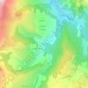 Mappa topografica La Combe de l'Eau, altitudine, rilievo