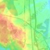 Mappa topografica Doswell, altitudine, rilievo