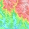 Mappa topografica Le Moulin de Vignols, altitudine, rilievo
