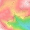 Mappa topografica Catherine Falls - Geddhehaada Halla, altitudine, rilievo