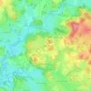 Mappa topografica Puy Baumas, altitudine, rilievo
