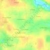 Mappa topografica La Pièce du Bord de la Route, altitudine, rilievo